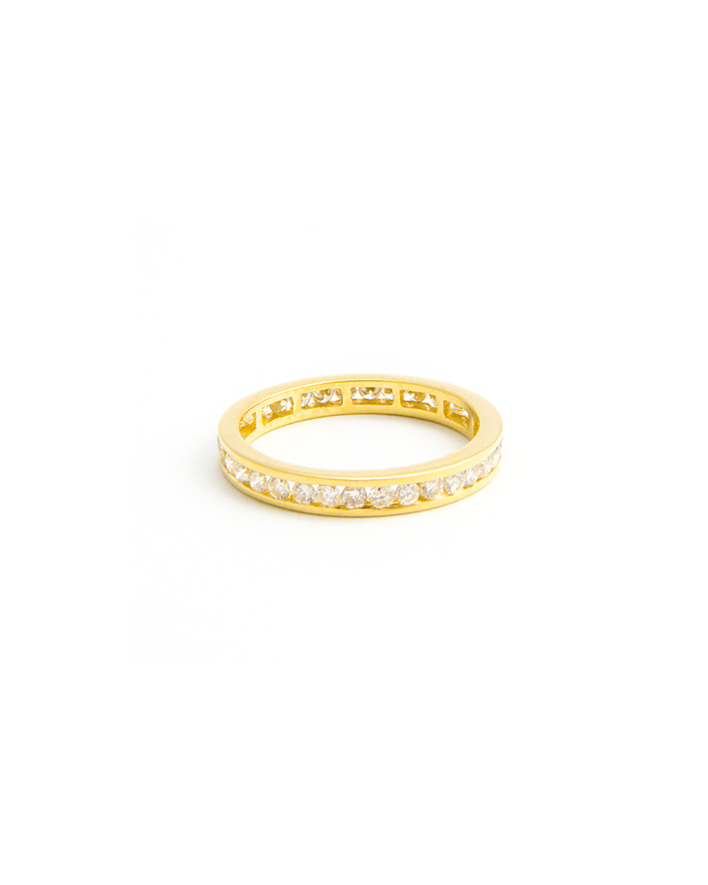 ANILLO DIAMANTES COMPLETO EN ORO AMARILLO