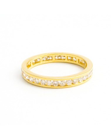 ANILLO DIAMANTES COMPLETO EN ORO AMARILLO