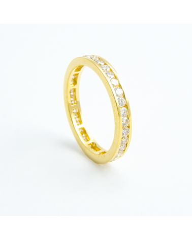 ANILLO DIAMANTES COMPLETO EN ORO AMARILLO