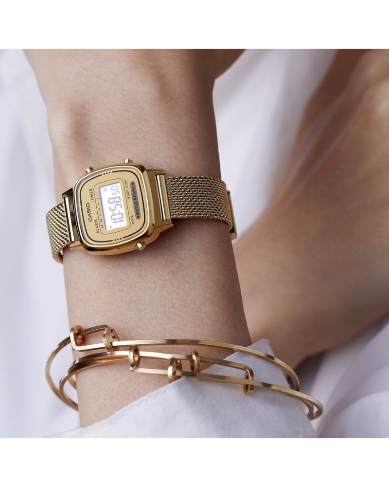  Reloj Casio Para Mujer Dorado