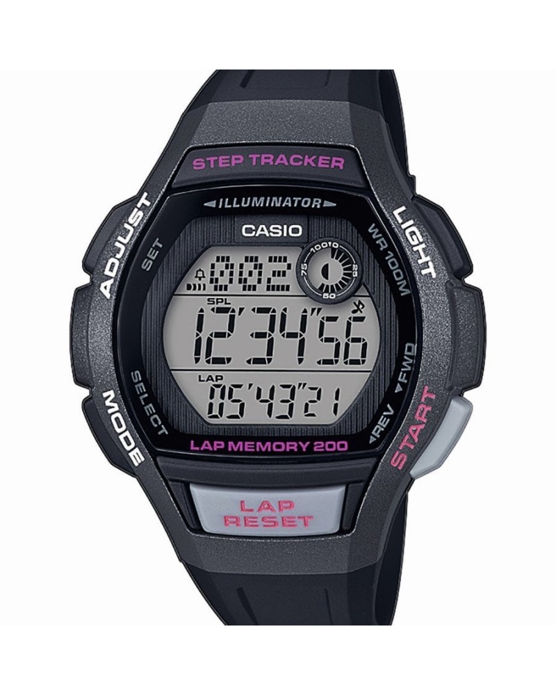 RELOJ CASIO CONTADOR DE PASOS LWS-2000H-1AVEF