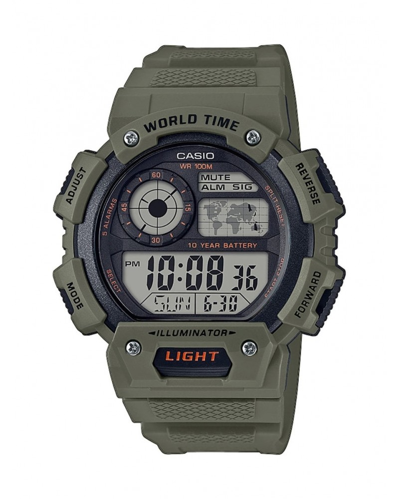 RELOJ CASIO KAKI