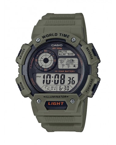 RELOJ CASIO KAKI