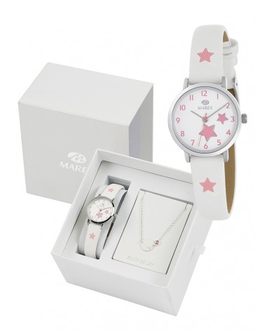 RELOJ MAREA NIÑA Y PULSERA DE PLATA