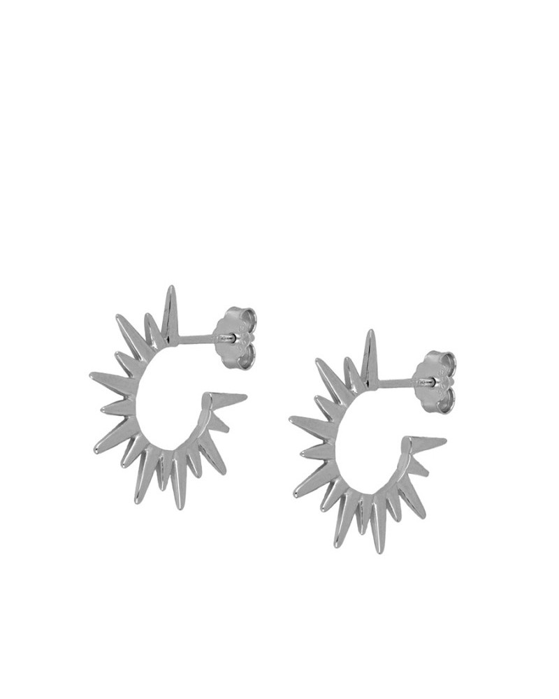 PENDIENTES  SPIKE IN SILVER