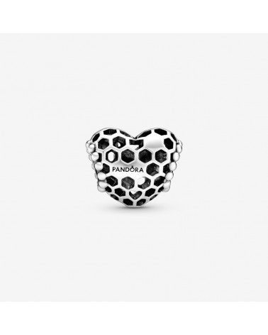 Honeycomb Heart Charm