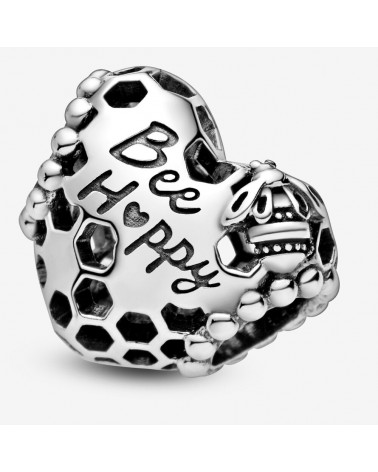 Honeycomb Heart Charm