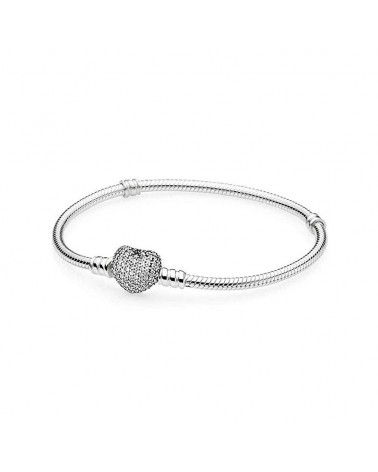 PULSERA PANDORA CIERRE CORAZON 590727CZ