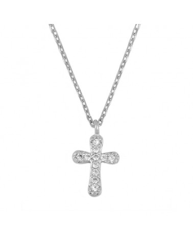 COLLAR ESTYLI SILVER CROSS