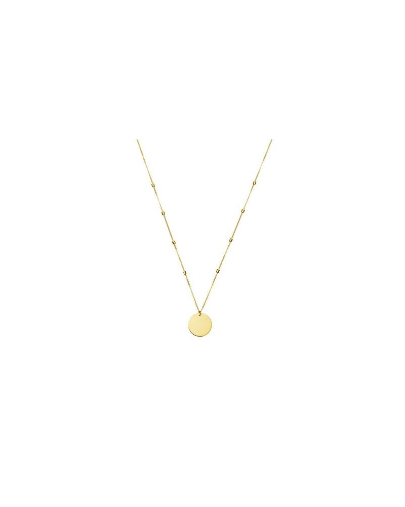 COLLAR PLACA ORO 18K