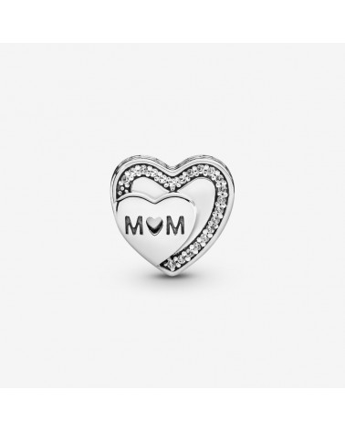 Charm Pandora corazones MOM Día de la Madre 2017 792070CZ