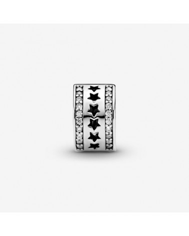 Clip Pandora con estrellas y circonitas, colección Navidad 796381CZ
