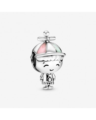 CHARM PANDORA NIÑO CON GORRA