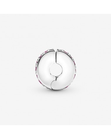 CLIP PANDORA PIEDRAS ROSA 791817PCZ