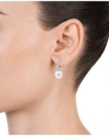 PENDIENTES CON PERLAS DE PLATA VICEROY