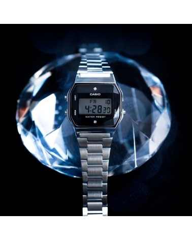 RELOJ CASIO VINTAGE CON DIAMANTES AUTÉNTICOS