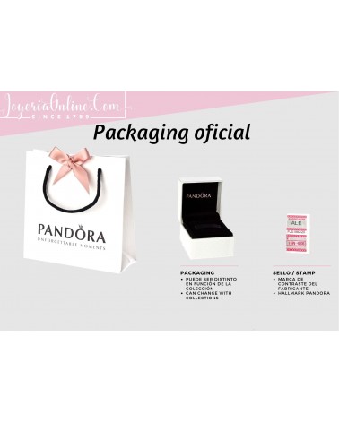Pendientes colgantes Pandora Signature de plata con circonitas 299052c01