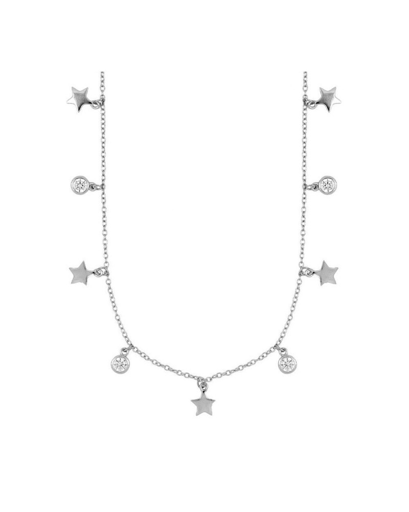 COLLAR ESTYLI STARS IN SILVER