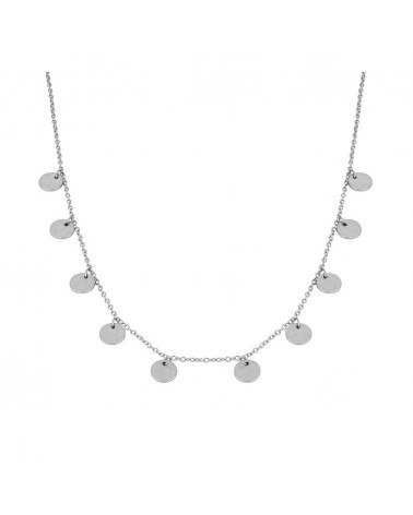 COLLAR ESTYLI MARTELE IN SILVER