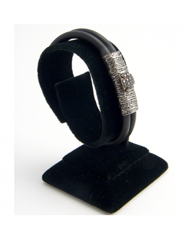 PULSERA DE DIAMANTES NEGROS BLACK DIAMONDS