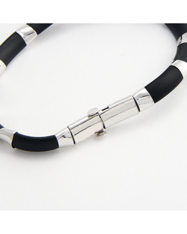 PULSERA ORO BLANCO PARA HOMBRE