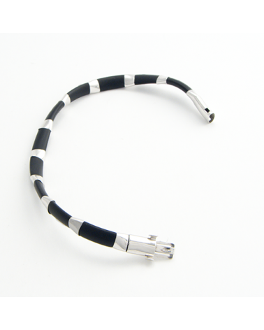 PULSERA ORO BLANCO PARA HOMBRE