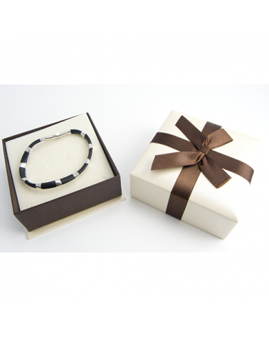 PULSERA ORO BLANCO PARA HOMBRE