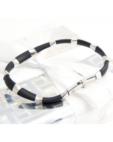 PULSERA ORO BLANCO PARA HOMBRE