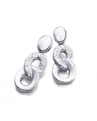 JOYERIA ONLINE PENDIENTES PLATA LARGOS LB006RO