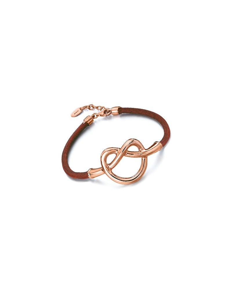 JOYERIA ONLINE PULSERA PLATA INFINITO ROSA 