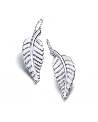 PENDIENTES DE PLATA PLUMA