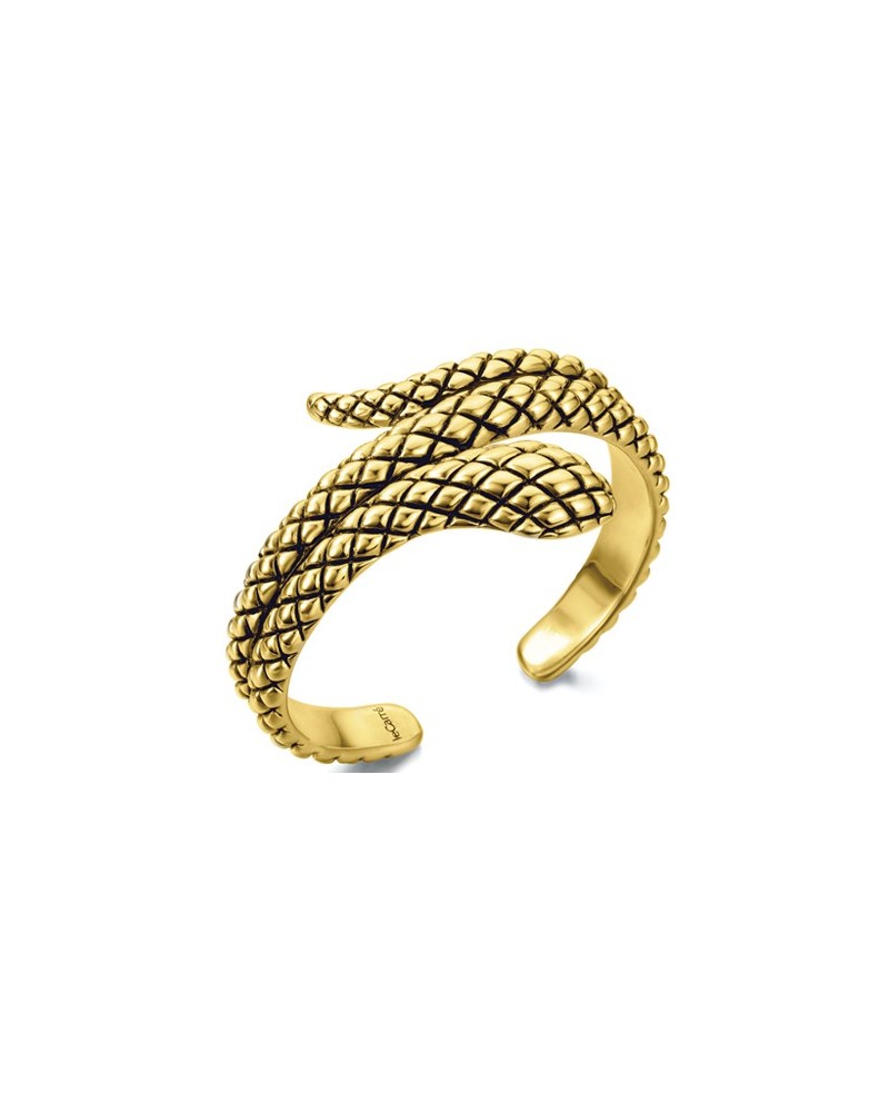 JOYERIA ONLINE PULSERA BRAZALETE PLATA SERPIENTE DORADA