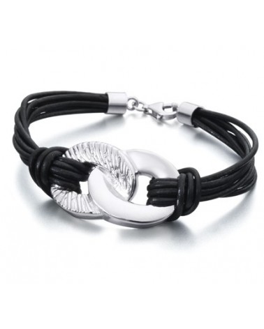 JOYERIA ONLINE PULSERA PLATA OCHO BLANCO