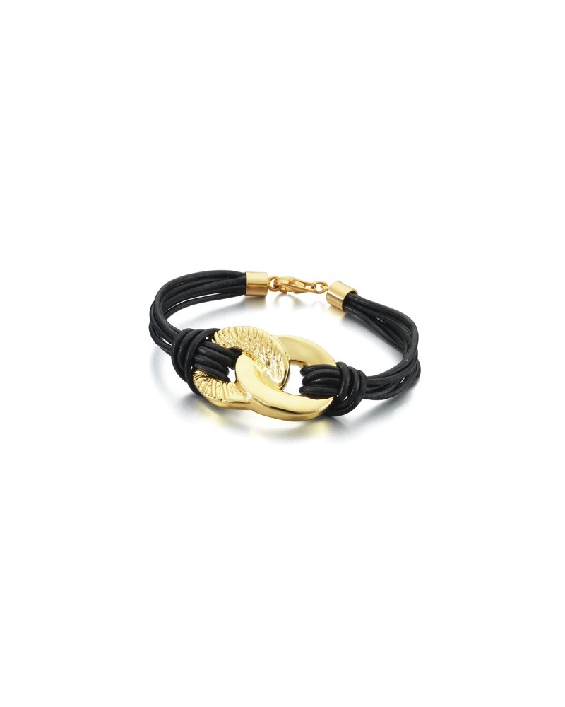 JOYERIA ONLINE PULSERA PLATA OCHO DORADO