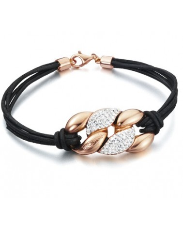 JOYERIA ONLINE TRENZA PLATA ROSA