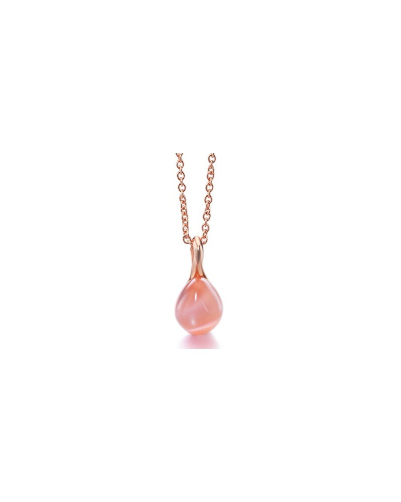 JOYERIA ONLINE COLGANTE PIEDRA ROSA