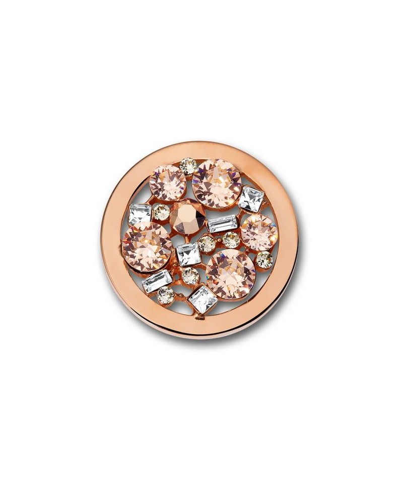 MI MONEDA MEDIANA SWAROVSKI DELUXE ROSEGOLD PLATED SW-LIB-36-M