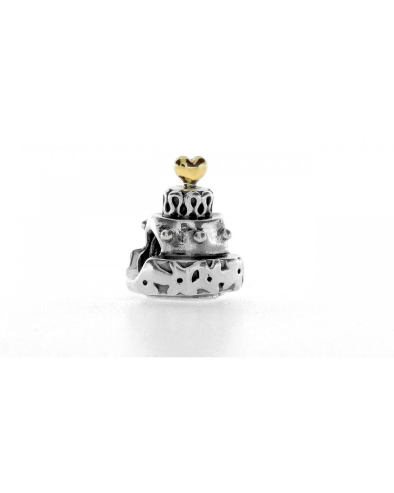 JOYERIA ONLINE BARATA CHARM PANDORA ORO Y PLATA TARTA DE CUMPLEAÑOS CAKE 790347