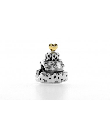 JOYERIA ONLINE BARATA CHARM PANDORA ORO Y PLATA TARTA DE CUMPLEAÑOS CAKE 790347