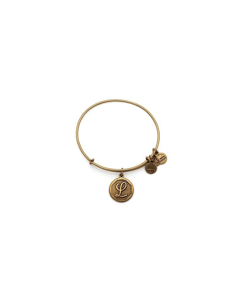 PULSERA LETRA L NEW ALEX AND ANI DORADA A13EB14LG