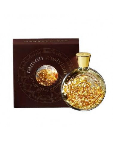 PERFUME DE ORO DE 23KILATES 75mL ART & GOLD PERFUME RAMON MOLVIZAR