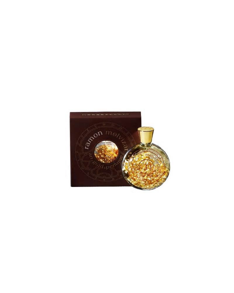 PERFUME DE ORO DE 23KILATES 75mL ART & GOLD PERFUME RAMON MOLVIZAR