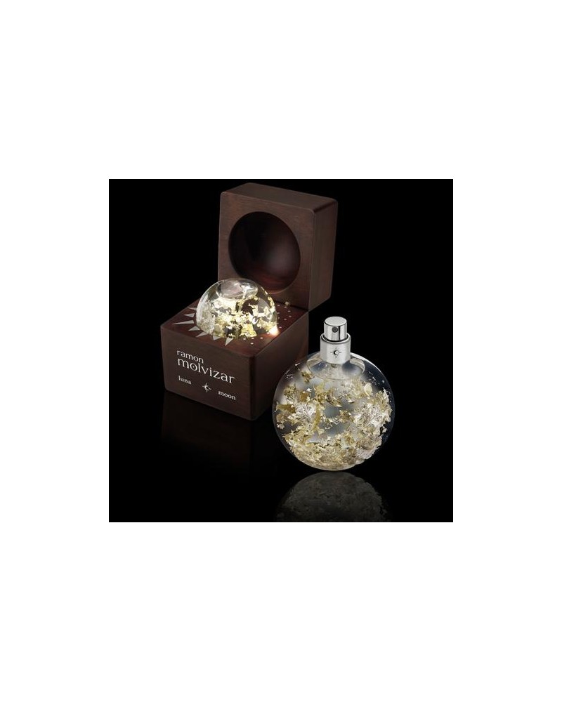 PERFUME DE ORO DE 23 KILATES LUNA MOON RAMON MOLVIZAR