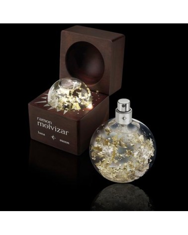 PERFUME DE ORO DE 23 KILATES LUNA MOON RAMON MOLVIZAR