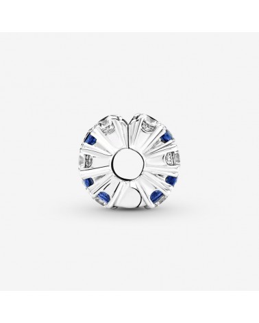 CLIP TRANSPARENTE AZUL BRILLANTE