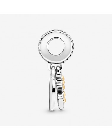 Charm colgante Pandora corazón árbol genealógico en dos tonos 799161C00