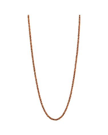 CADENA PLATA MI MONEDA DESTELLO SILVER ROSEGOLD PLATED NEC-03-DES-80