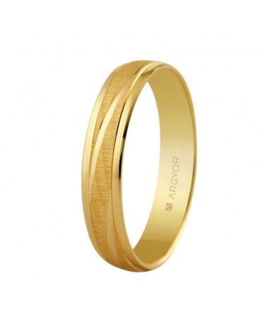 ALIANZA DE BODA CLASICA ORO AMARILLO 4mm 9K 5140329
