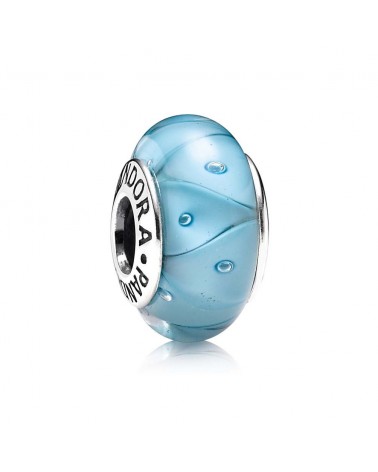 JOYERIA ONLINE BARATA CHARM PANDORA MURANO ZIG-ZAG AZUL TURQUESA 790924