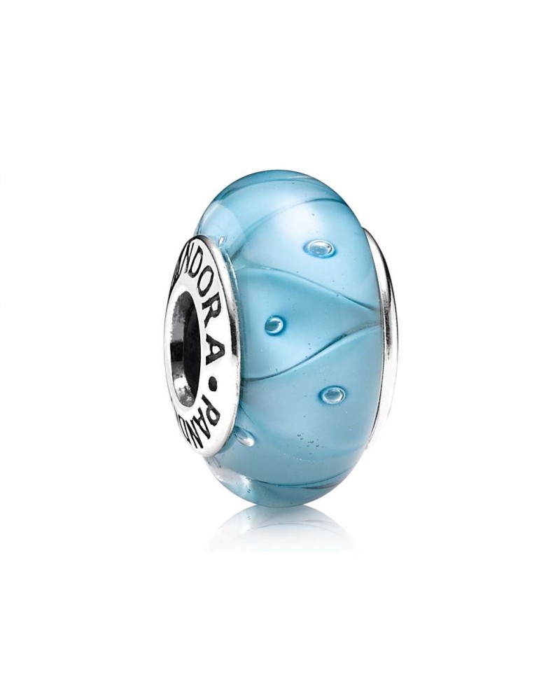 JOYERIA ONLINE BARATA CHARM PANDORA MURANO ZIG-ZAG AZUL TURQUESA 790924